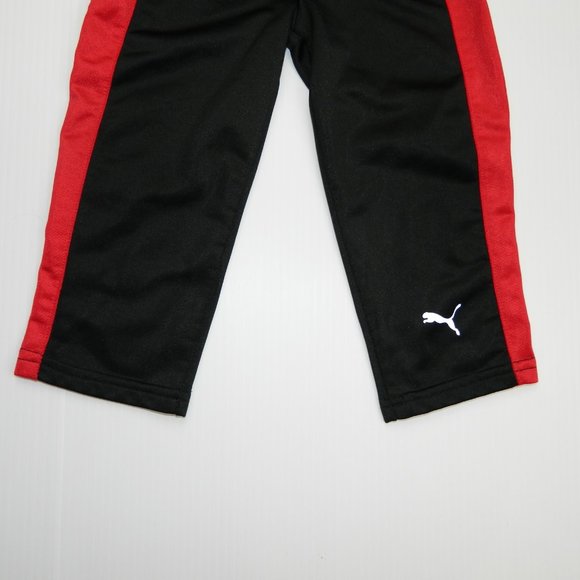 Puma Boys 18 months Black Red Track Pant - Picture 3 of 7